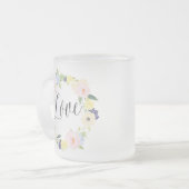 Pastel Spring Floral Krans | Liefde Mok (Voorkant links)