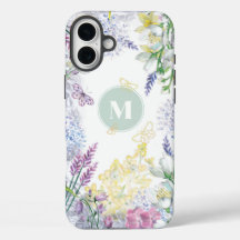 Pastel Spring Floral Monogram