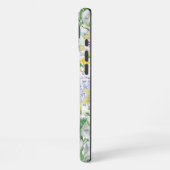Pastel Spring Floral Monogram iPhone Hoesje (Linkerkant)