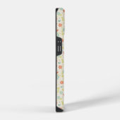 Pastel Spring Floral Pattern Monogram iPhone Hoesje (Rechterkant)