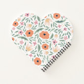 Pastel Spring Floral Pattern Notitieboek (Achterkant)