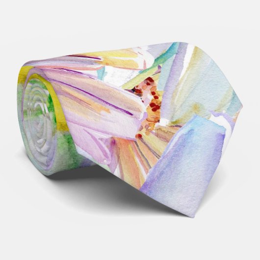 Pastel Spring Floral Stropdas (Opgerold)