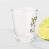 Pastel Spring Flowers Maid of Honor Wedding Favori Shot Glas (Links)
