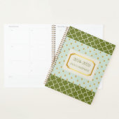 Pastel Spring Geometrische Gepersonaliseerde Plann Planner (Display)