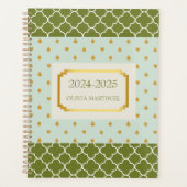 Pastel Spring Geometrische Gepersonaliseerde Plann Planner (Voorkant)