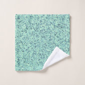 Pastel Spring Green Concrete Textuur Bad Handdoek (Wasdoekje)