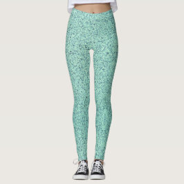 Pastel Spring Green Concrete Textuur Leggings