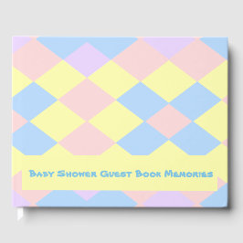 Pastel Spring Kleur Argyle Gastenboek