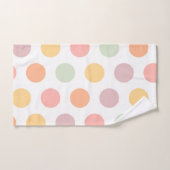 Pastel Spring Polka-Stippen Bath Towels Bad Handdoek (Handdoek)