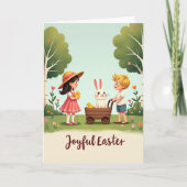 Pastel Spring Scene Card Kaart (Voorkant)