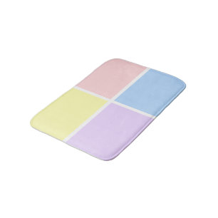 Pastel Spring Squares Badmat