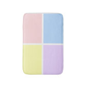 Pastel Spring Squares Badmat (Voorkant Verticaal)