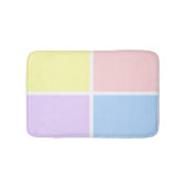 Pastel Spring Squares Badmat (Voorkant)