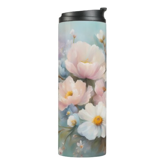 Pastel Spring Thermal Tumbler Thermosbeker (Gedraaid links)