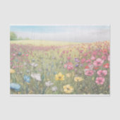 Pastel Spring Wildflower Meadow Decoupage Tissuepapier (Voorkant)