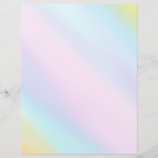 Pastel Springtime Bleke Light Waterverf Wash Briefhoofd (Voorkant)