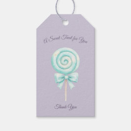 Pastel Sprookje Eerste Verjaardag Favor Tag Cadeaulabel