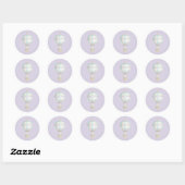 Pastel Sprookje Heet Luchtballon Envelope Zegel (Vel)
