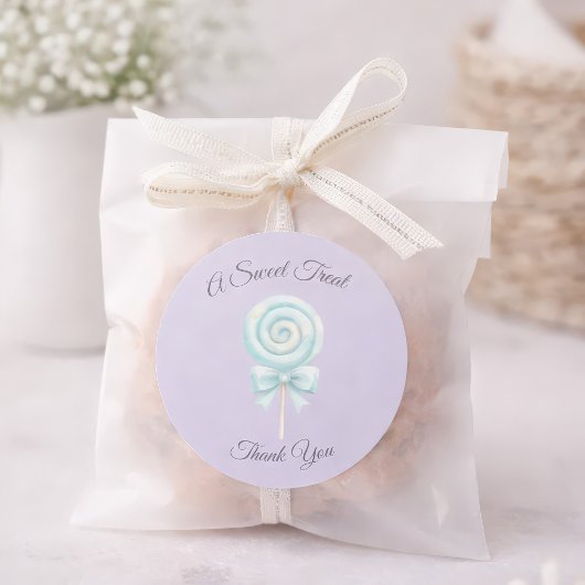 Pastel Sprookjes Zoete Behandeling Favor Sticker