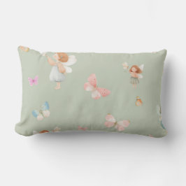 Pastel Sprookjesachtig Motief Cute Vlinder Babykam Kussen
