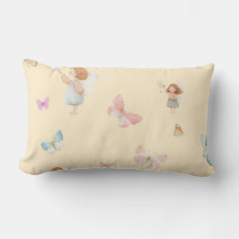 Pastel Sprookjesachtig Motief Cute Vlinder Babykam Kussen
