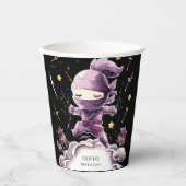 Pastel Spy Ninja Verjaardag Papieren Bekers (Voorkant)