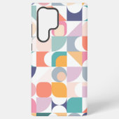 Pastel square designs as Bauhaus style Samsung Galaxy Hoesje (Achterkant)