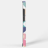 Pastel square designs as Bauhaus style Samsung Galaxy Hoesje (Rechterkant)