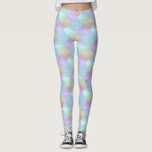 Pastel Squares Patroon Leggings (Voorkant)