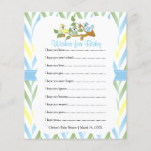 Pastel Squirrel Baby Boy Shower - Vernissen