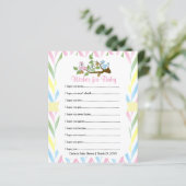 Pastel Squirrel Baby Girl Shower (Staand voorkant)