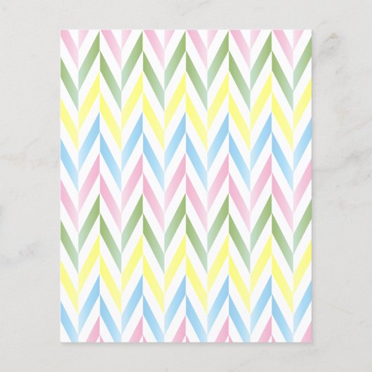 Pastel Squirrel Baby Girl Shower (Achterkant)