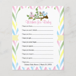 Pastel Squirrel Baby Girl Shower