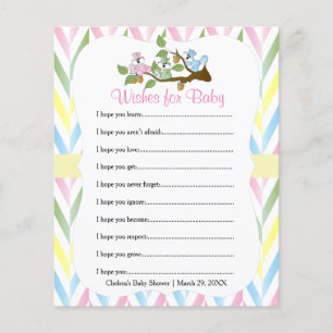 Pastel Squirrel Baby Girl Shower