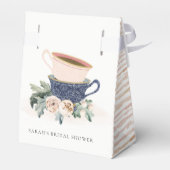 Pastel Stapelde bekertjes Floral Vrijgezellenfeest Bedankdoosjes (Achterkant)