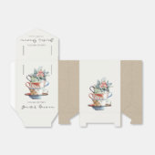 Pastel Stapelde bekertjes Floral Vrijgezellenfeest Bedankdoosjes (Uitgevouwen)