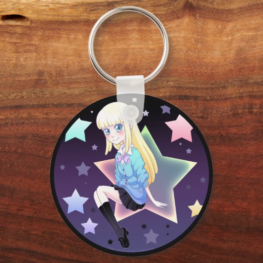 Pastel Star-Gal Sleutelhanger (Voorkant)