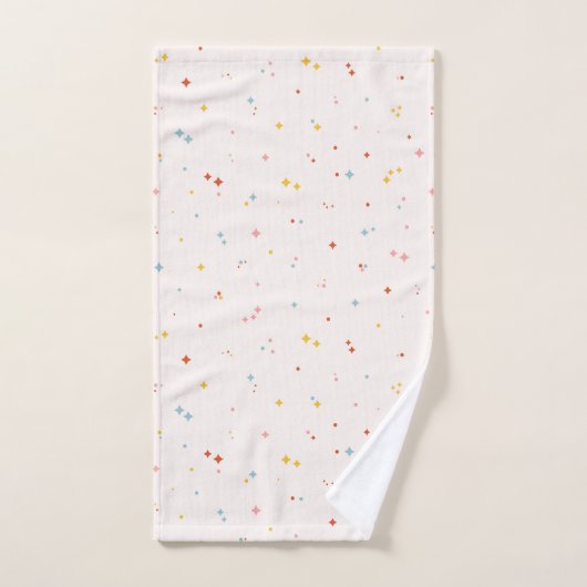 Pastel Star-patroon Bad Handdoek (Handdoek)