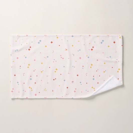 Pastel Star-patroon Bad Handdoek (Handdoek)