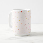 Pastel Star-patroon Koffiemok (Voorkant links)