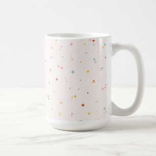 Pastel Star-patroon Koffiemok