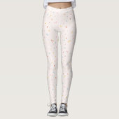 Pastel Star-patroon Leggings (Voorkant)