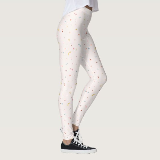 Pastel Star-patroon Leggings (Rechts)