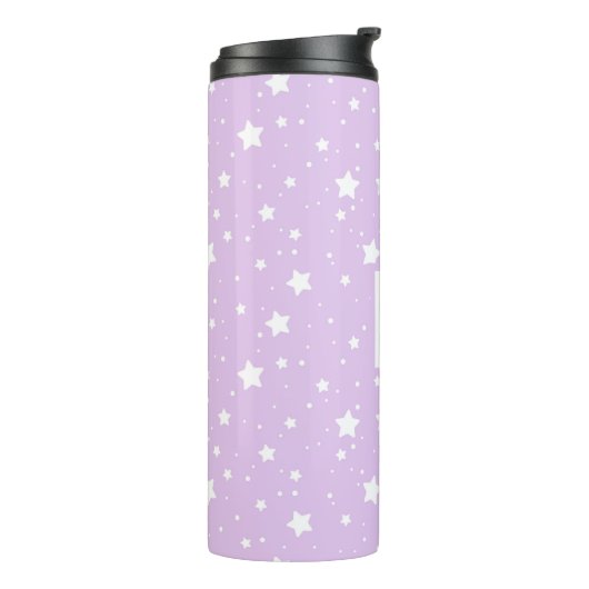 Pastel Star Pattern Thermal Tumb Thermosbeker (Gedraaid links)