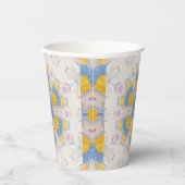 Pastel Star Zoet Roze Geel Blauw Hart Papieren Bekers (Rechts)