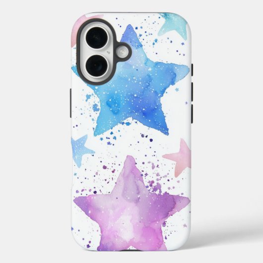 Pastel Stardust Dream Watercolor Telefoonhoes Case-Mate iPhone Case (Achterkant)