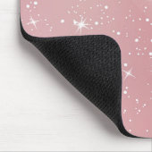 Pastel Starry Sky Roze gradiënt Mop Galaxy Design Muismat (Hoek)