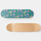 Pastel Stars HAMbWG Skateboard (Horizontaal)