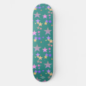 Pastel Stars HAMbWG Skateboard (Voorkant)