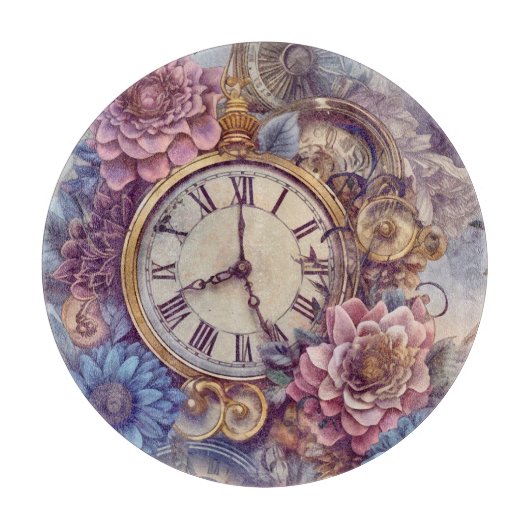 Pastel Steampunk Snijplank (Voorkant)